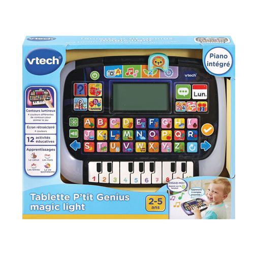 Tablette Éducative VTech P'tit Genius Magic Light – Écran Couleur, 8 Activités - vue 4