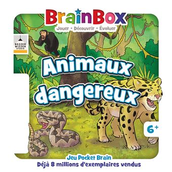 Jeu de société Asmodee BrainBox Pocket Animaux Dangereux