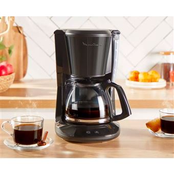 Cafetière filtre Moulinex Subito FG5S08E0 1,25L Inox Noir