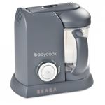 Robot préparation bébé Beaba Babycook® Solo avec 1 Baby portion et 1 Cuillère inclus Gris foncé