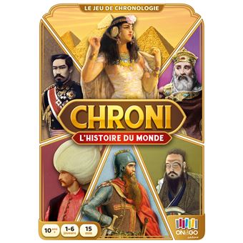 Jeu de société On the go editions Chroni L'Histoire du Monde