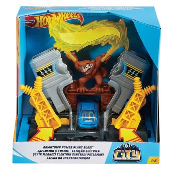 Circuit voitures Hot Wheels Explosion à l'usine