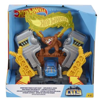 Circuit voitures Hot Wheels Explosion à l'usine