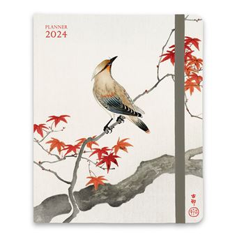 Agenda scolaire semainier premium Erik 2023-2024 Japanese Art Kokonote