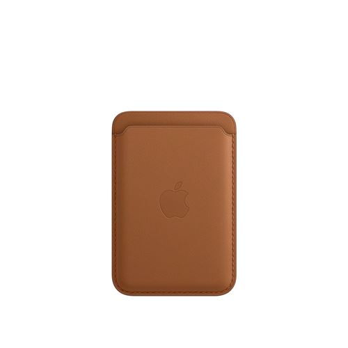 Porte-cartes en cuir Apple Magsafe Brun selle