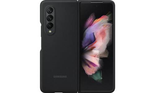 Coque en silicone pour Samsung Galaxy Z 3 Fold Noir