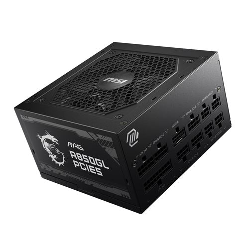 Alimentation PC modulaire MSI MAG A850GL PCIE5 850W 80 PLUS Gold noir
