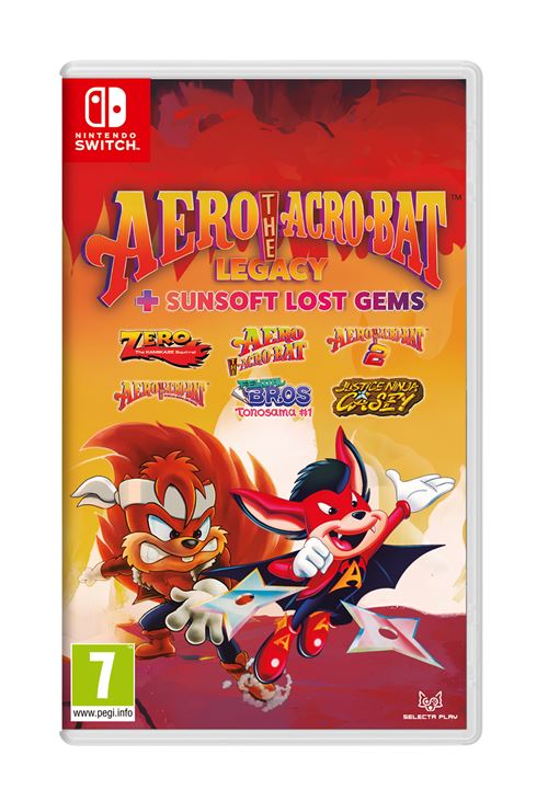 Aero The Acro Bat Legacy + Sunsoft Lost Gems Nintendo Switch