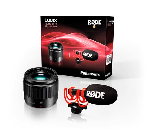 Kit Accessoires Lumix Micro 4/3 – Objectif 25 mm F1.7 + Micro Vidéomicro 2 - vue 4