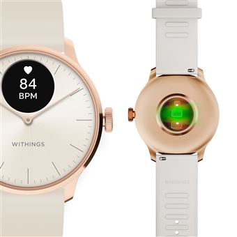 WITHINGS ScanWatch Light - Montre connectée hybride, suivi 24h/24