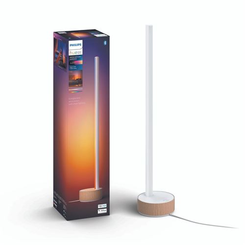 Lampe connectée Philips Hue Gradient Signe Chene Blanc