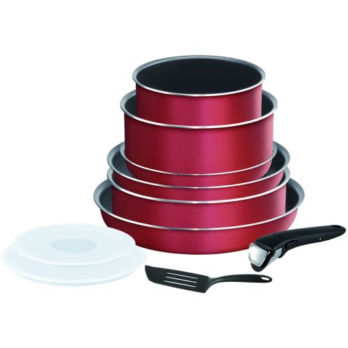 Set de 10 pièces Tefal Ingenio Essential L2369002 Rouge Surprise