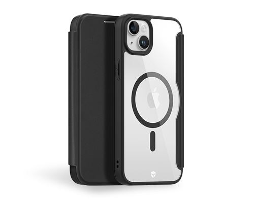 Folio Renforcée Forcecase Magsafe pour iPhone 15 Plus Noir