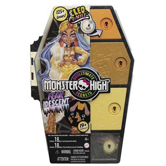 Casiers Mattel Secrets de Cleo de Nile Look Irisé avec Poupée Monster High