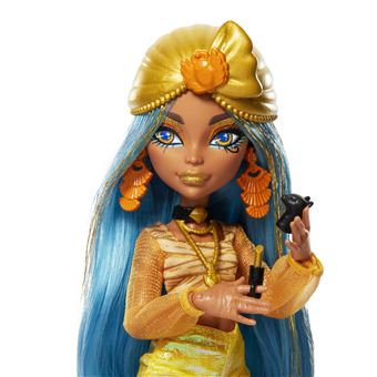 Casiers Mattel Secrets de Cleo de Nile Look Irisé avec Poupée Monster High