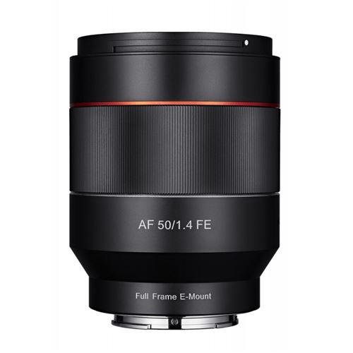 Objectif hybride Samyang AF 50mm f/1.4 noir pour Sony FE État correct - Samyang reconditionné disponible sur Fnac