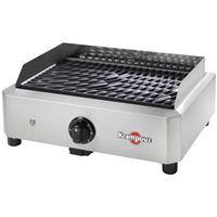 Barbecue De Table Électrique Lagrange "Pavillon" 2300W - Grille Ondulée, Pare-Vent Amovible, Lavable Au Lave-Vaisselle - Idéal Terrasse & Jardin