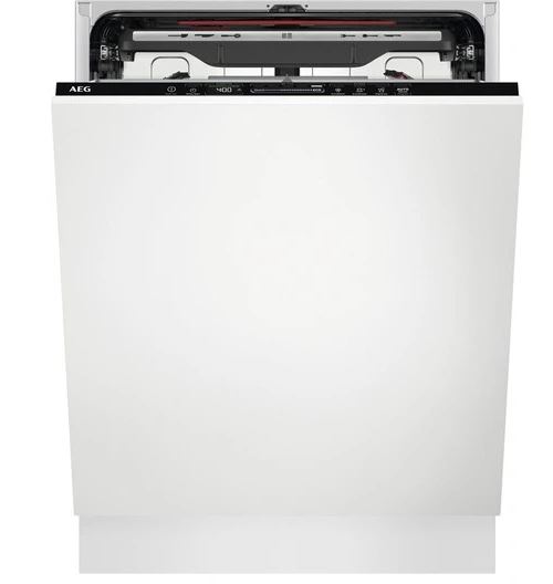 Lave-Vaisselle Encastrable Aeg Série 7000 Glasscare 14 Couverts Noir Fse76727P
