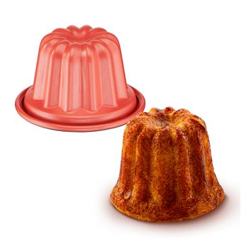 Set de 3 moules à cannelés Tefal Creabake J3059004 Orange Scénario