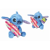 Peluche Disney Stitch et planche de surf 25 cm