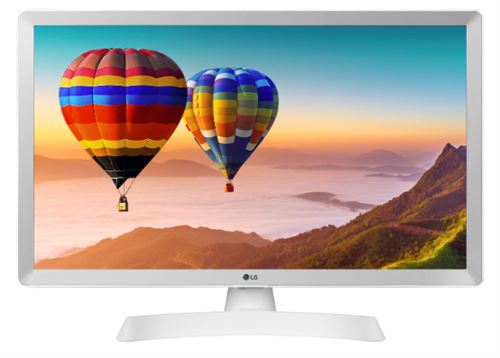 LG 24TN510S-WZ - LED-monitor met TV-tuner - 24 (23.6 zichtbaar) - 1366 x 768 HD - 200 cd/m² - 1000:1 - 14 ms - 2xHDMI, RCA (composiet), RCA (component) - luidsprekers