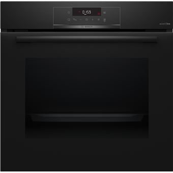 HBA471BB0S - Serie 4, Four integrable, 60 x 60 cm, Noir