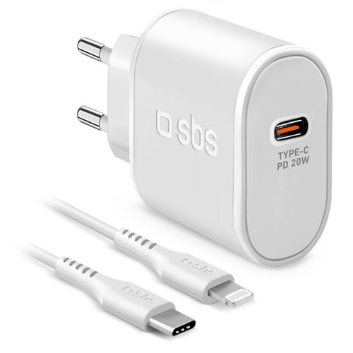 SBS TETRKITPD20LIGW chargeur d'appareils mobiles Smartphone Secteur Charge rapide Intérieure Neuf - vue 4