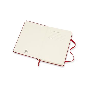 Agenda scolaire semainier Moleskine Pocket Couverture rigide 2021-2022 Rouge