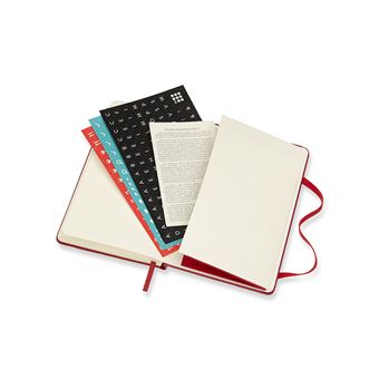 Agenda scolaire semainier Moleskine Pocket Couverture rigide 2021-2022 Rouge