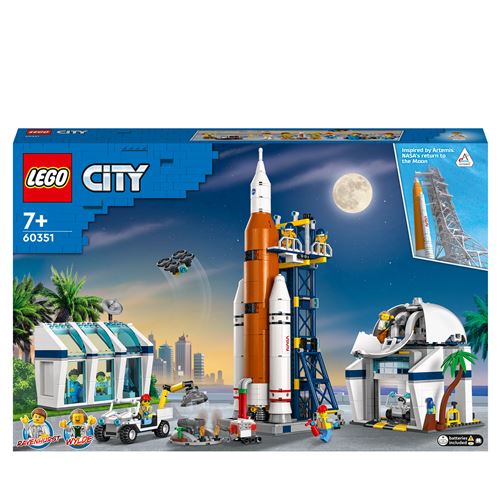 LEGO® City 60351 La Base de Lancement de La Fusée Vaisseau Spatial Enfants