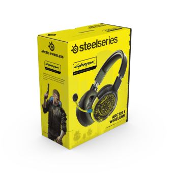 Casque Gaming sans fil SteelSeries Arctis 1 Cyberpunk 2077 Netrunner Edition