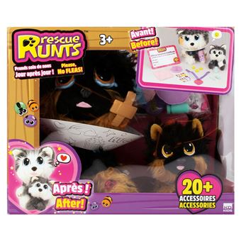 Jeu d'imitation Taldec Rescue Runts Le berger allemand et son bébé