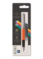 PARKER Jotter Originals Stylo plume, orange, Plume moyenne, sous blister