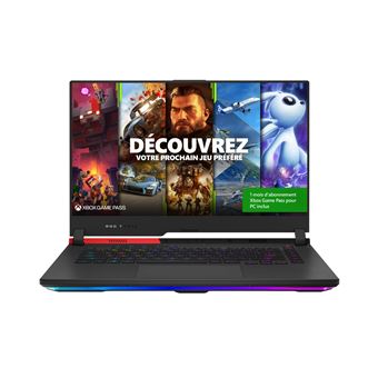 PC Portable Gaming Asus STRIX-G15-G513QR-HN050T 15,6" AMD Ryzen 7 16 Go RAM 1 To SSD Noir + 1 mois d'abonnement Xbox Game Pass - 1