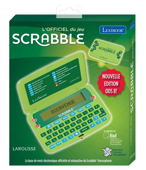 Dictionnaire électronique Lexibook Scrabble Nouvelle édition ODS8