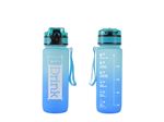 Gourde Itotal Bouteille de motivation Tritan 750 ml Bleu Ciel et Bleu Roi