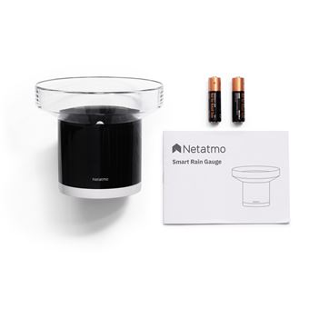 Pluviomètre Netatmo Noir - Thermostat connecté - Achat & prix