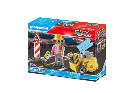 Playmobil City Action 71185 Ouvrier Avec Scie De Sol