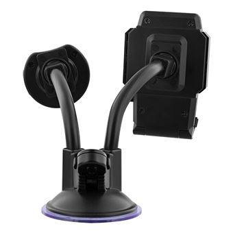 Support double bras multi-surfaces T'n'b pour smartphone Noir - Accessoire  téléphonie pour voiture