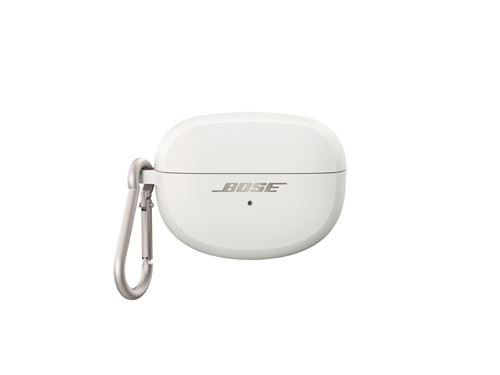 Etui en silicone pour écouteurs oreilles libres Bose Ultra Blanc nuage