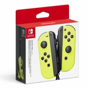 Paire de manettes Nintendo Switch Joy,Con Jaune Fluo