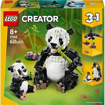 Animaux sauvages : la famille de pandas