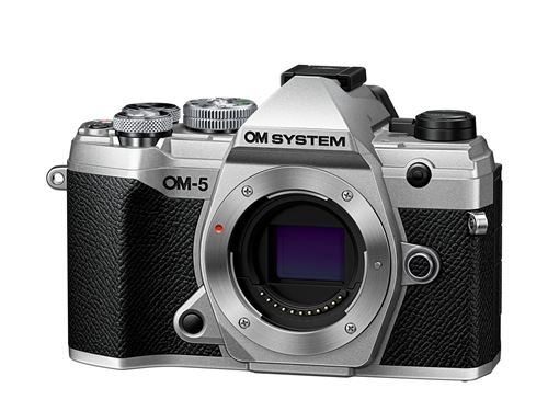 Appareil photo hybride OM System OM-5 boitier nu silver