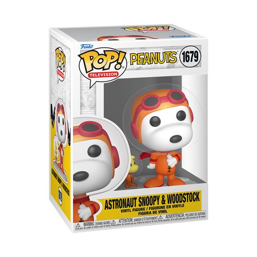Figurine Funko Pop Animation Peanuts S7 Astronaut Snoopy & Woodstock - vue 2