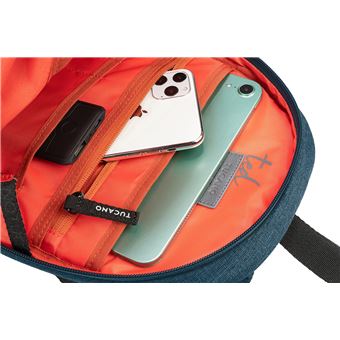Sac à dos pour ordinateur portable 13" et 14" Tucano Bleu jean