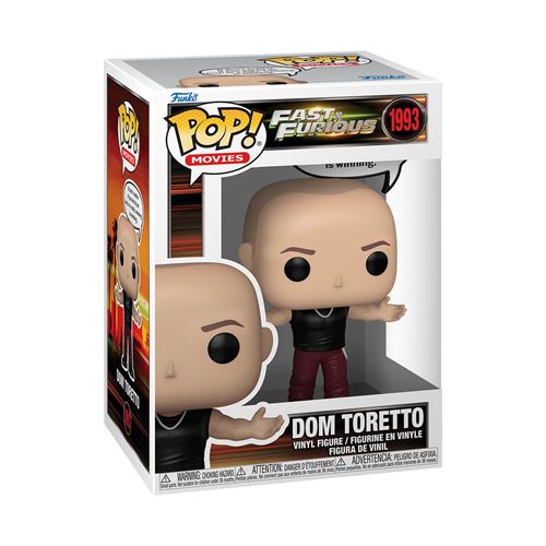 Figurine Funko Pop Movies Fast & Furious Dom Toretto - vue 1