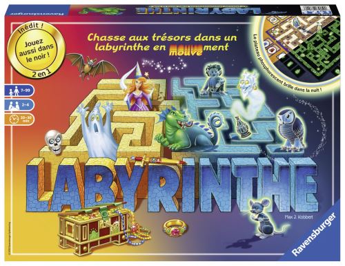Le jeu Labyrinthe : une chasse au trésor sur plateau - Les idées
