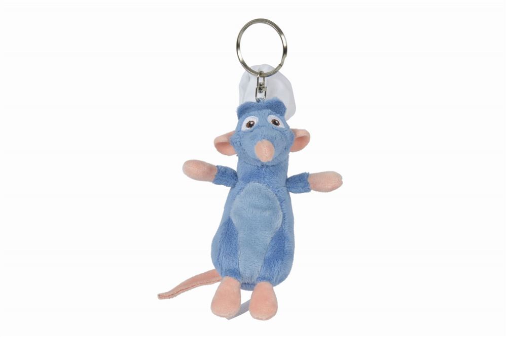 Personnage en peluche Disney Porte clef Ratatouille Rémy 10 cm