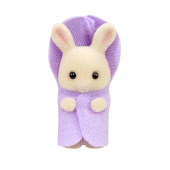 Figurines Sylvanian Families Les triples Lapin Crème et accessoires de bain