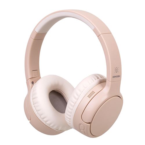Casque Bluetooth Sans Fil Swingson IBT-49 PINK – Batterie 350 mAh, Temps de Charge 3h